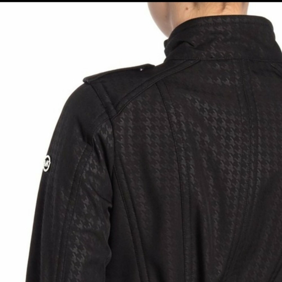 💼Michael Kors Black Houndstooth Jacket - Picture 5 of 14